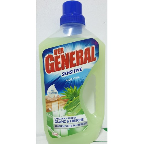 Der General solutie curatare gresie si faianta 750ml cu aloe vera