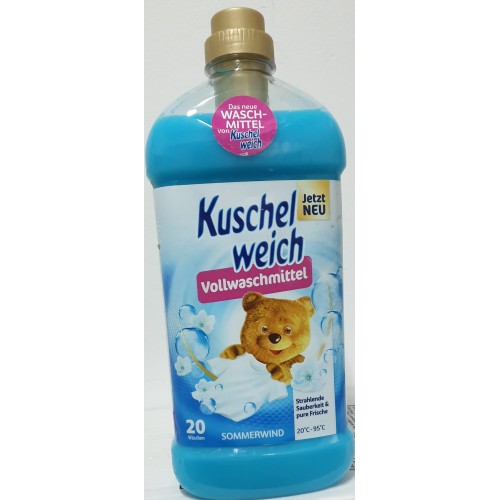 Kuschel weich detergent lichid 20 spalari pt rufe albe