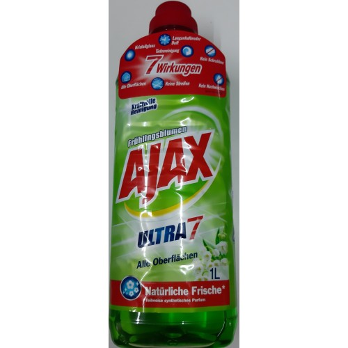 Ajax solutie curatare gresie si faianta 1000ml parfum natural