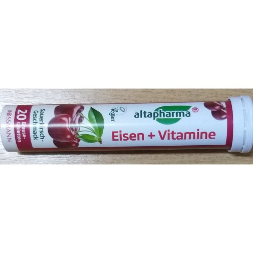 Altapharma tablete efervescente 20buc fier+vitamina C