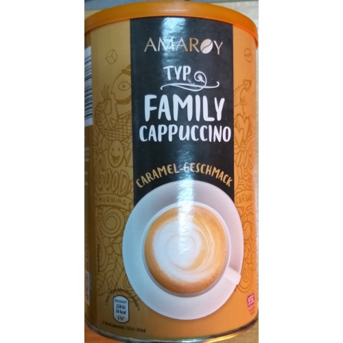 Cappuccino 500g Amaroy Family Caramel