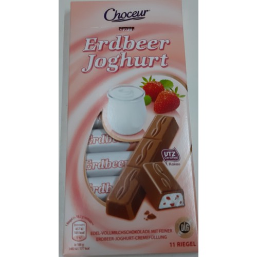 Choceur ciocolata 11buc 200g cu iaurt de capsuni