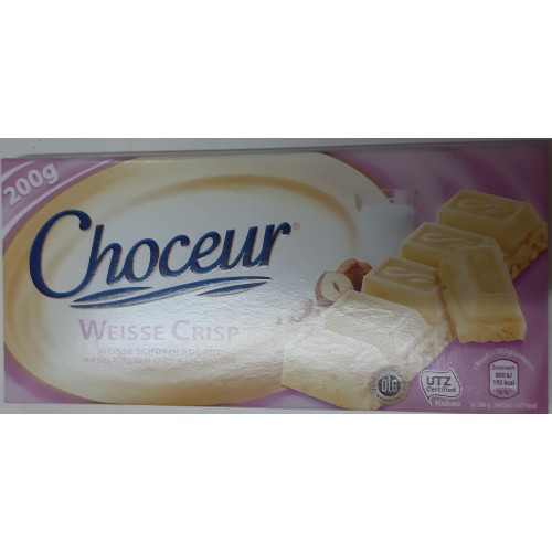 Choceur ciocolata alba 200g cu alune