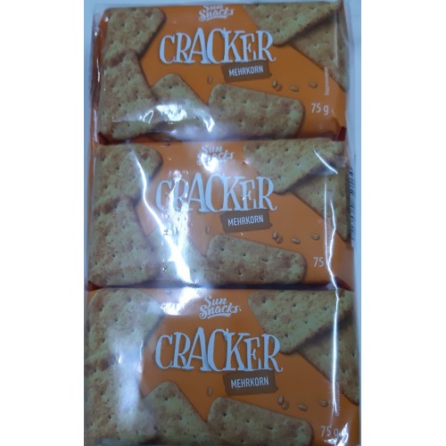 Cracker biscuiti 3pachete x 75g multicereale