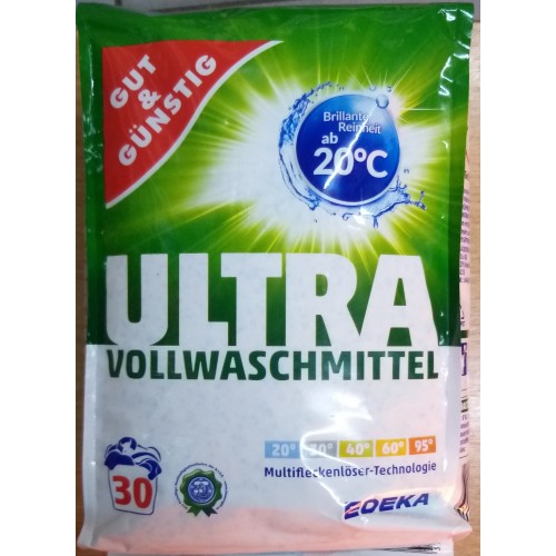 Gut&Gunstig Ultra 30spalari 2,025kg pentru rufe albe