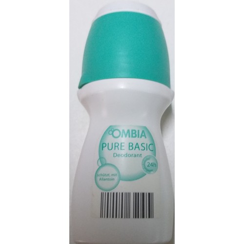Ombia roll-on anti-perspirant 50ml pure basic