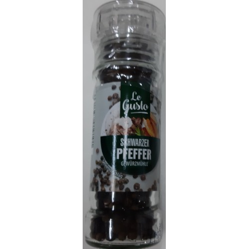 Piper boabe cu rasnita 50g negru