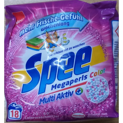 Spee Megaperls 18spalari 1,215kg pentru rufe colorate