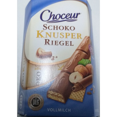 Choceur Schoko Knusper Riegel 10buc *18g