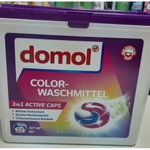 Domol detergent capsule 22buc 3in1